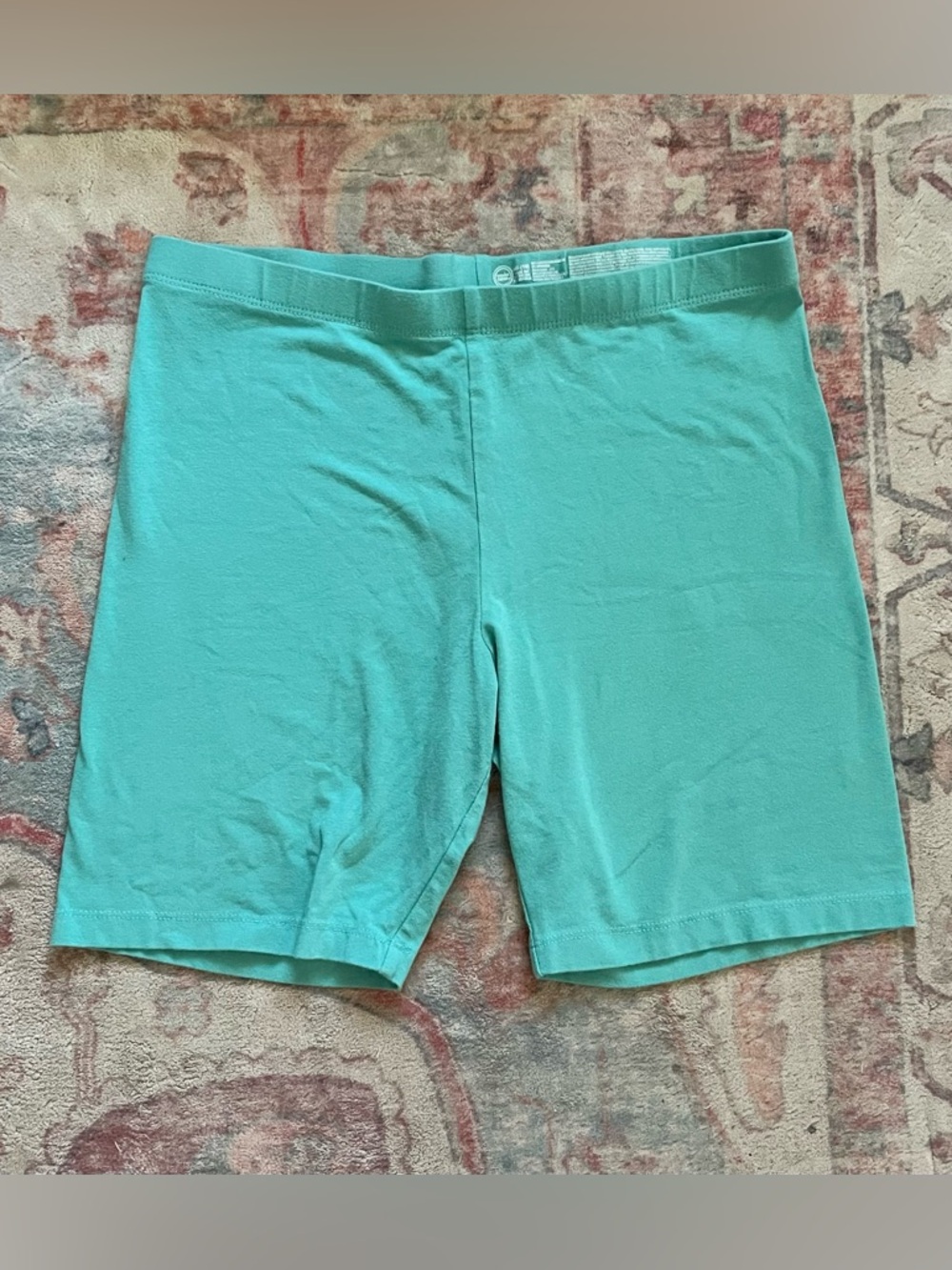 wonder nation Mint Green Athletic Bike Shorts